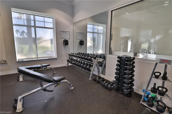 View of workout area