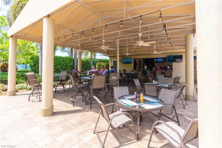 View of patio