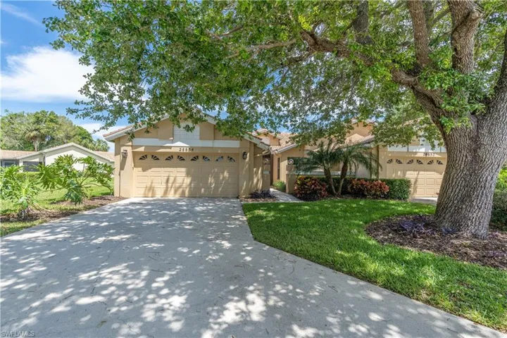 Single story home featuring a garage