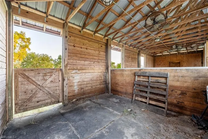 View of stable