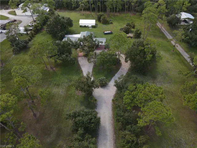 Aerial overview of property's location