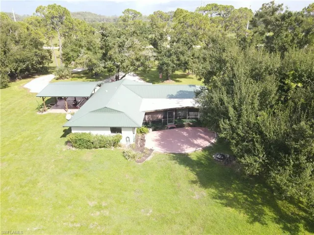 View of back from above of property