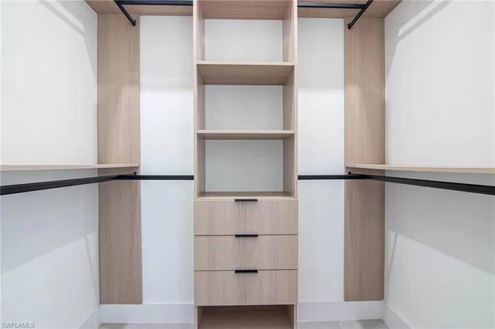 View of spacious closet