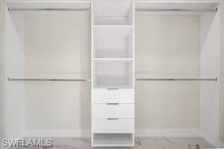 View of closet