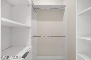View of spacious closet