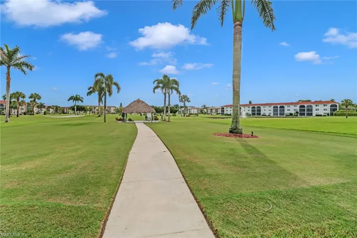 View of golf course from clubhouse