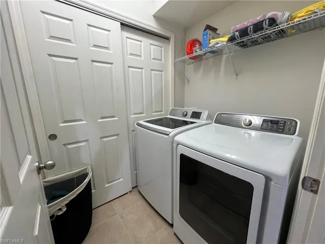 Laundry Room area with washing machine and dryer