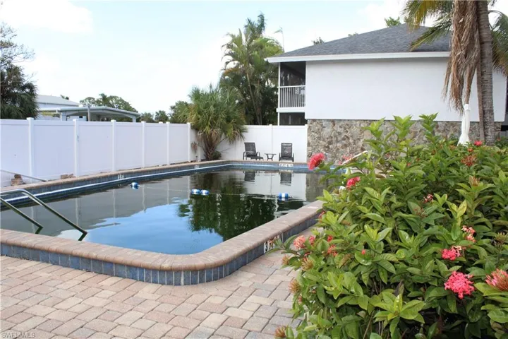View of pool