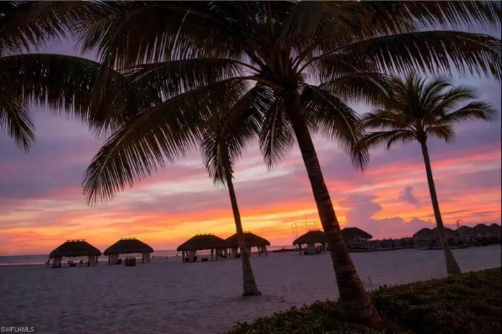 Enjoy breathtaking sunset views along the JW Marriott Marco Island beachfront, where swaying palms and coastal cabanas create the perfect setting to unwind.