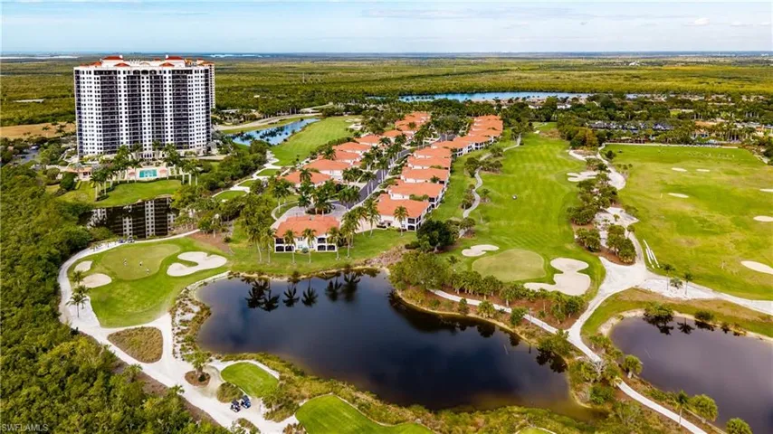Bird's eye view of Hammock Bay Golf and Country Club. Golf Access is available June through October, with preferred pricing one day in advance.