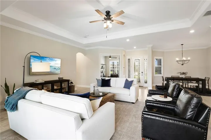 Tile flooring throughout