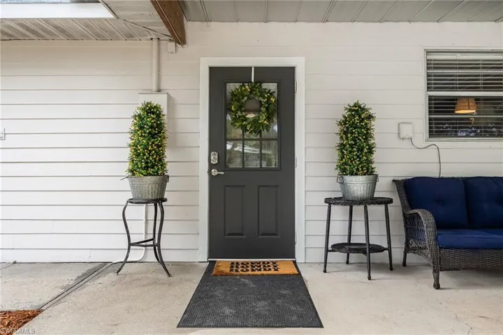 Doorway to property
