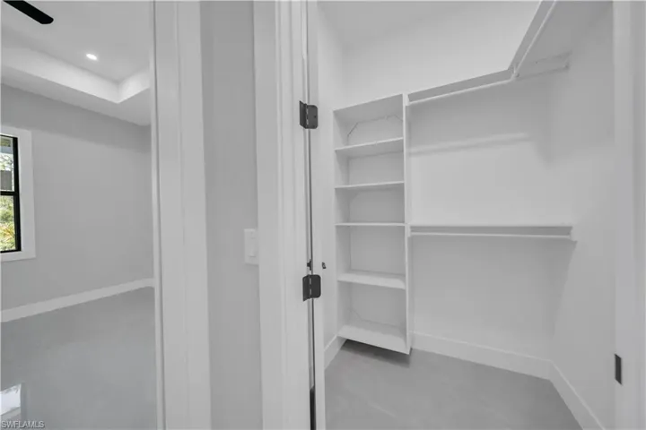 View of spacious closet