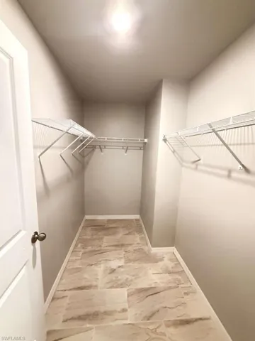 View of spacious closet