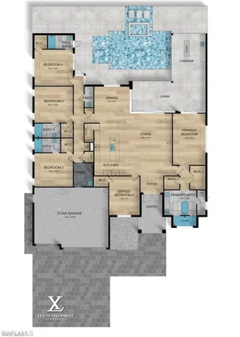 View of home floor plan