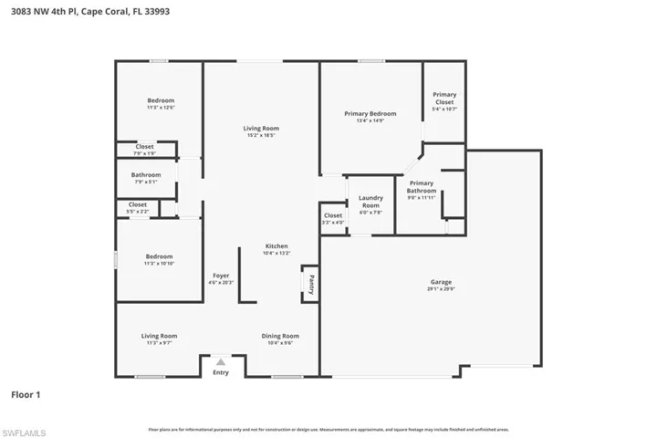 3083 Nw 4th Pl, Cape Coral, Florida 33993