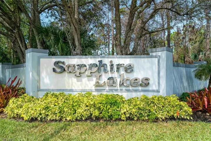 Sapphire Lakes Gated Front Entrance