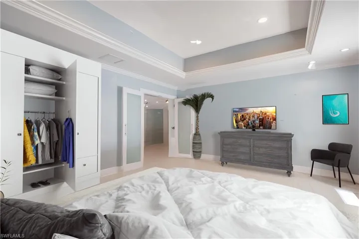Virtually staged 4th bedroom