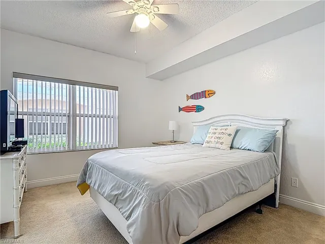 Guest bedroom with full size bed