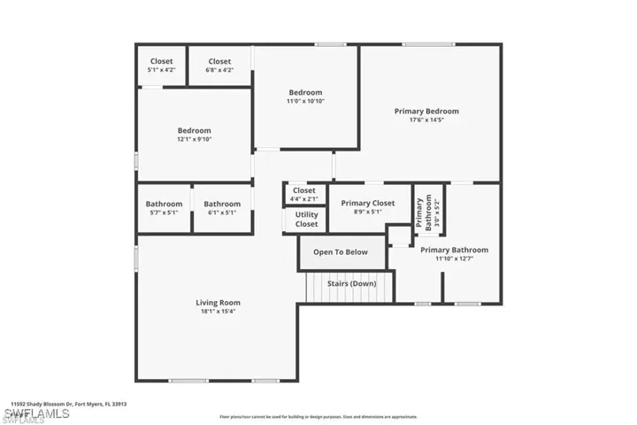 Upper level layout