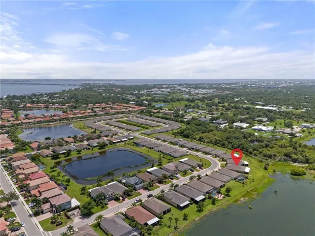 View of yard with a water view
