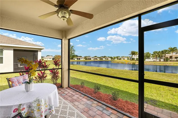 Screened lanai