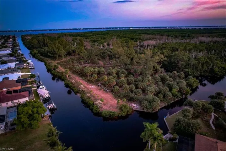 Canal with minutes to open water