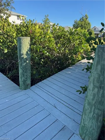 View of composite dock