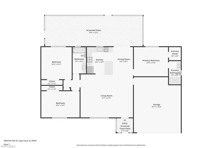 2609 Sw 37th St, Cape Coral, Florida 33914
