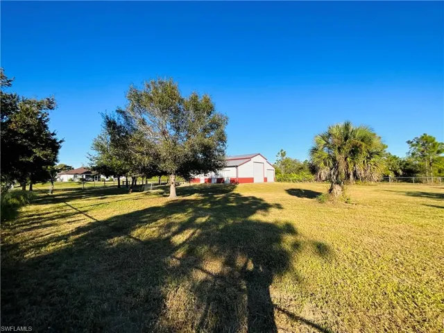 View of green lawn