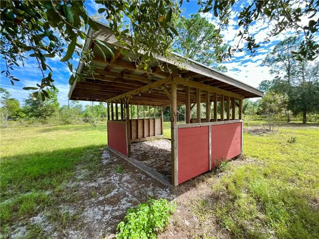 View of outdoor structure