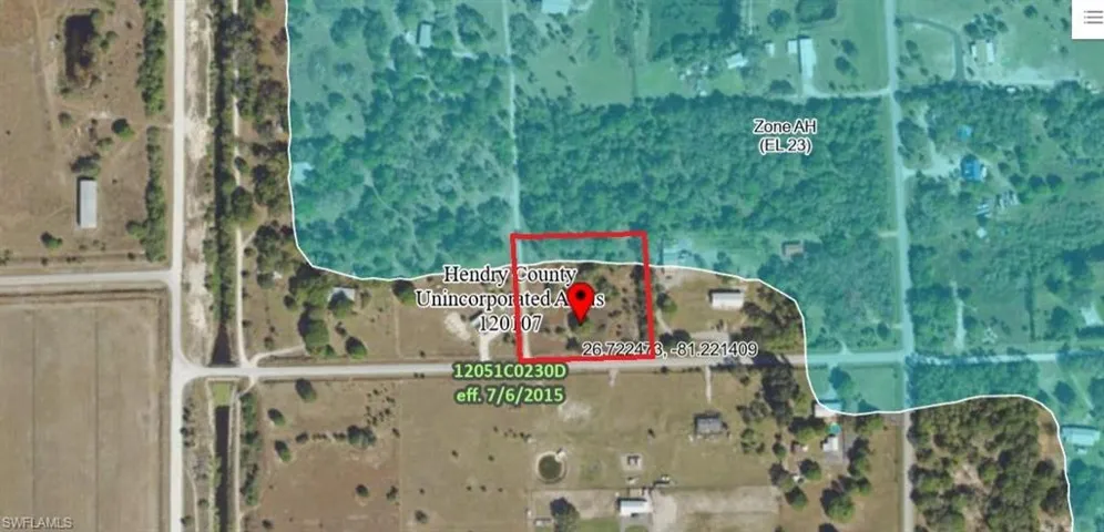 Aerial overview of property's location featuring property parcel outlined