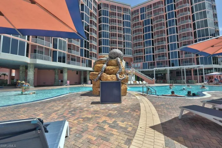 Huge resort style main swimming pool