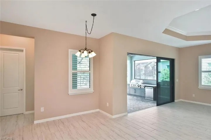 The generously sized Dining Area
