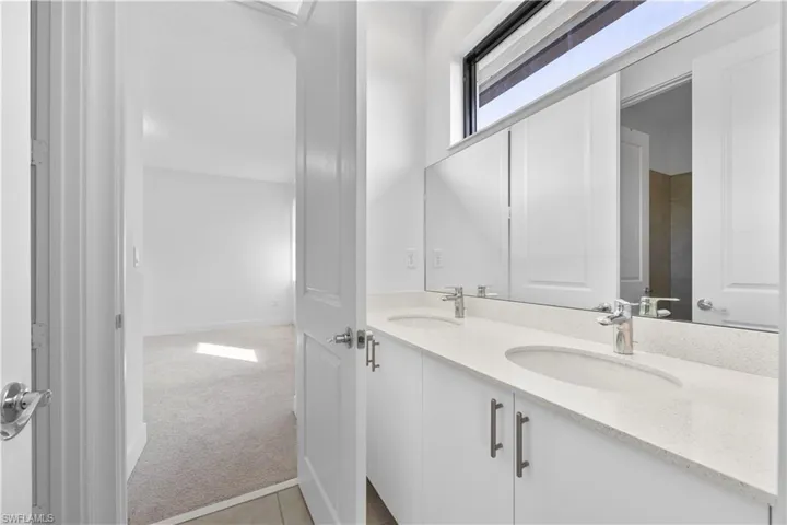 Jack and Jill bathroom.