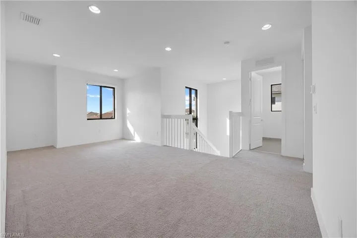Versatile loft area on second floor.