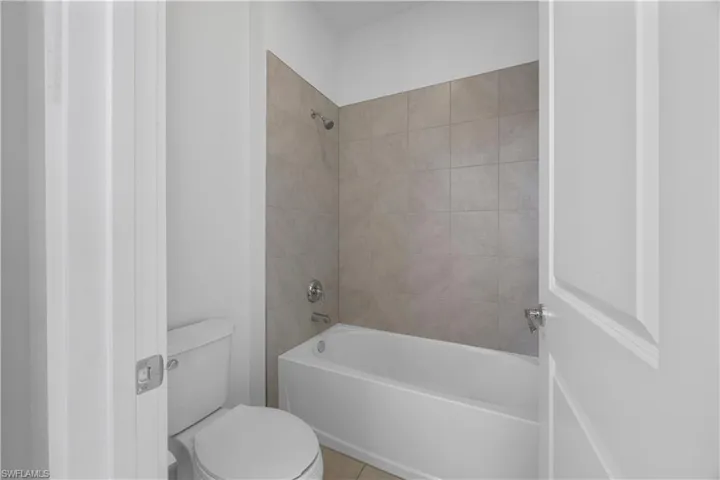 Toilet and shower tub
