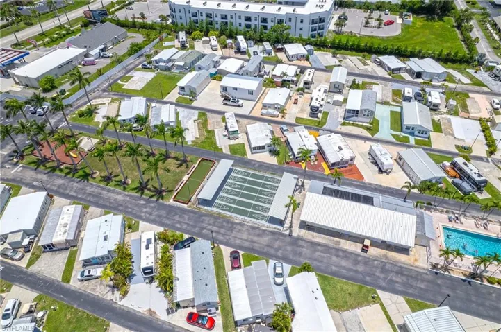 Aerial view of property and surrounding area