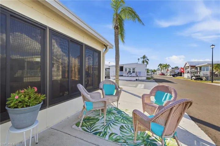 View of patio with a residential view