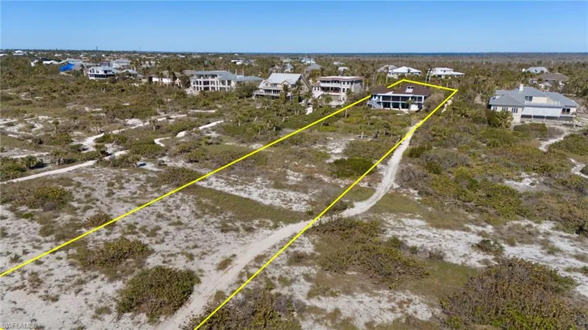 Aerial View Beach Access