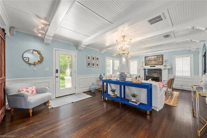 Foyer and Living Room