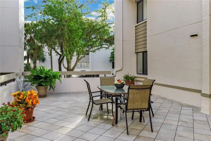 View of patio