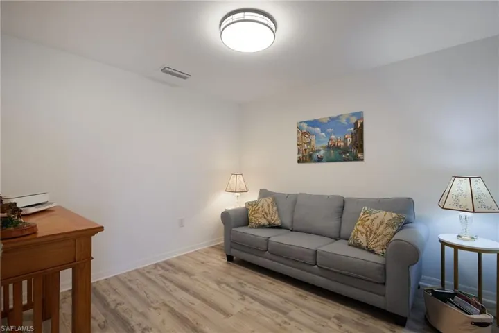 Living room featuring light hardwood / wood-style floors