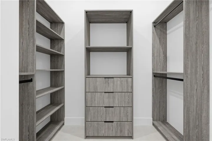 View of spacious closet