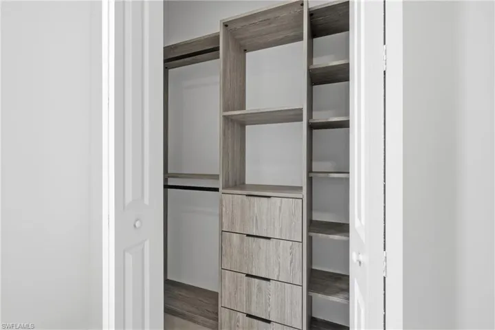 View of closet