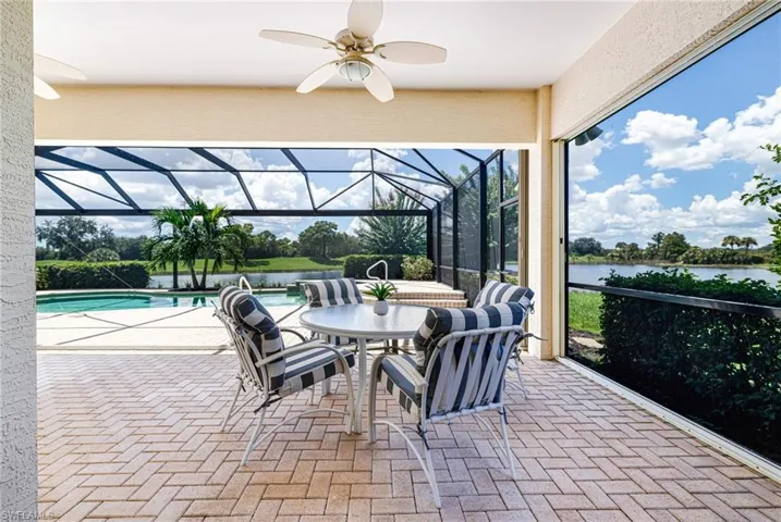 Expansive, gracious lanai with wrap around views