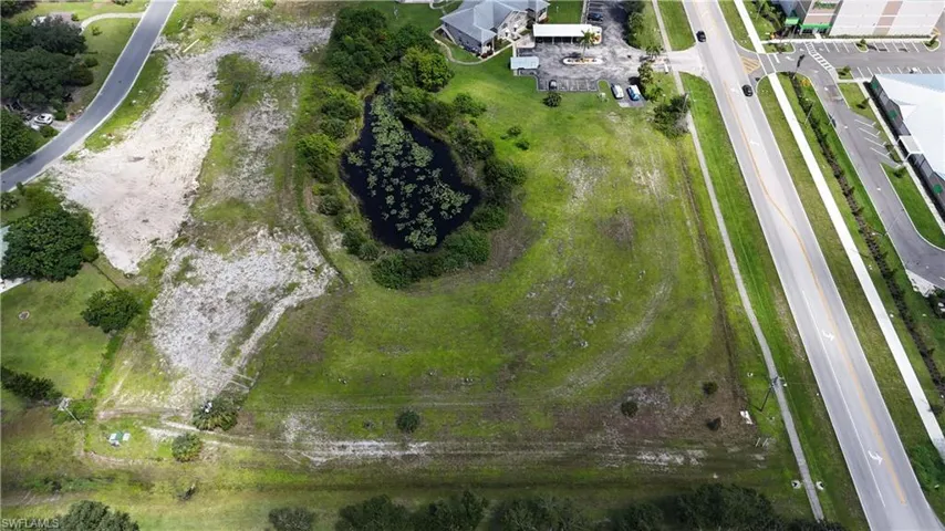 Aerial view of property's location