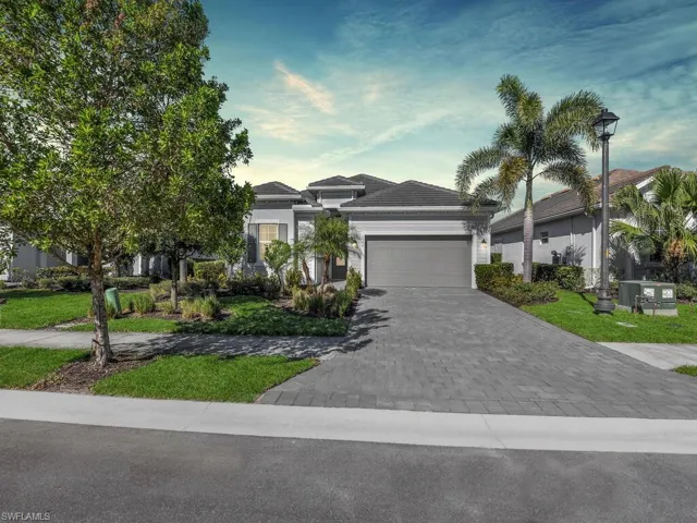 Front of home; 2247 square feet with 2 car garage.  Garage is finished with drywall and epoxy floors.