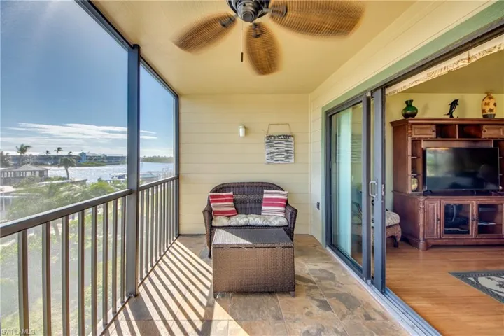 Lanai and water view