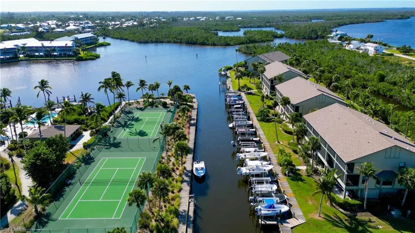 Long canal view